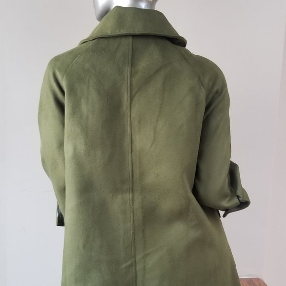 Khaki Green Coat - Picture 2 of 9